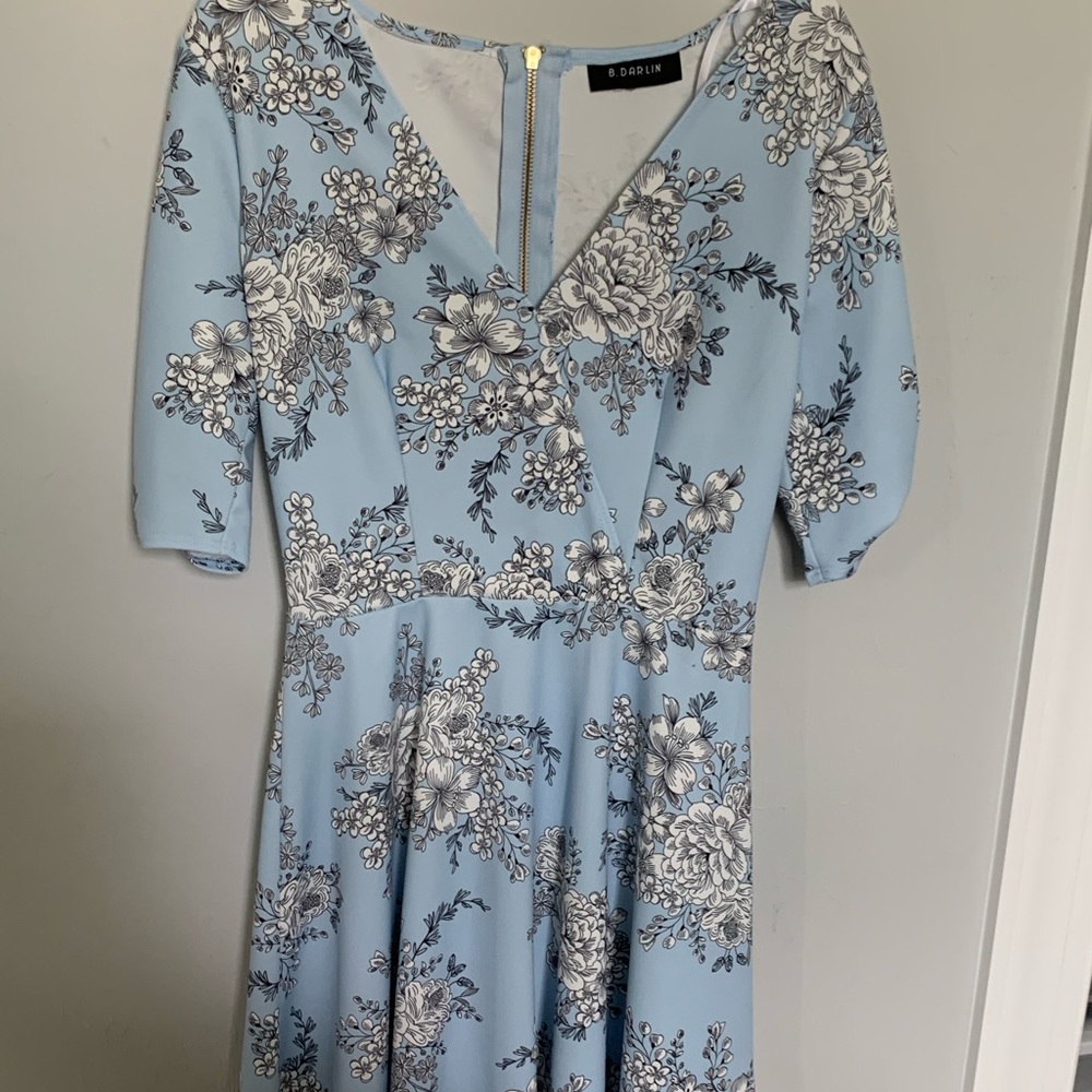 Blue dress
